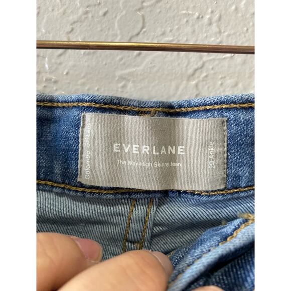 Everlane They Way High SKinny Ankle Jeans Size 29 - Picture 5 of 10